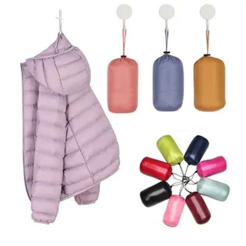 30 Kulay ng Babaeng Fashion Hoodid Short Puffer Jackets 2023 Mga Bagong Arrival Autumn Winter Babae White Duck Down Korean Slim Fit Coat