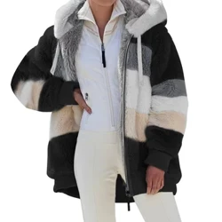 Cóta Geimhridh Mná Dúin Jacket 2023 Zipper Cochaillithe mBan Jacket Stitch Spliced ​​Cashmere Mná Jacket Fuála Cótaí Plaid na mBan