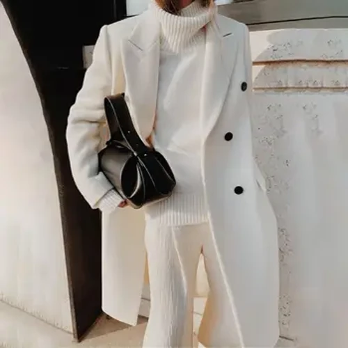 I-Woolen Cardigan Edumile Ijazi Lejakhethi Yewuli Ebude Okuvamile Eyi-Woolen I-Woolen Suit Izingubo Zabesifazane BaseKorea Ezihlukahlukene Isitayela Se-Merad