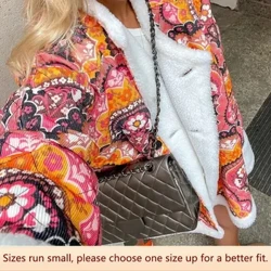 Loose-Fit Kotteng Mantel Damen Vintage gedréckt Streetwear Style Vest Vintage Drock Innere Fusioun Faux Schofskin Parkas