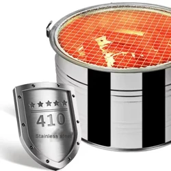 야외 캠핑 장비 방풍 목재 스토브 용광로 Deconstructable 휴대용 피크닉 스토브 국경 요리 가스 버너