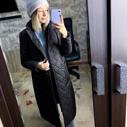 Beheko kotoizko forrua 2023 modako emakumezkoen udazken/neguko beroki beroa Gerriko luzea Slim Fit Diamondback jaka