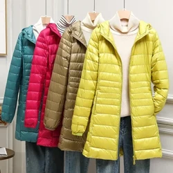 2023 peleue fa'amama tama'ita'i Ultralight Duck Down peleue fou Autumn Winter mafanafana fe'avea'i fa'aofuofu peleue fa'atama'i windbreaker paka.