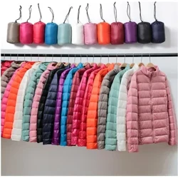 Mná Éadrom Lacha Gearr cuilteáilte Dúin Jacket Cleite Puffer Páirceanna Plus Overcoat Briseadh Gaoithe Geimhridh Brú Fuar Dúin