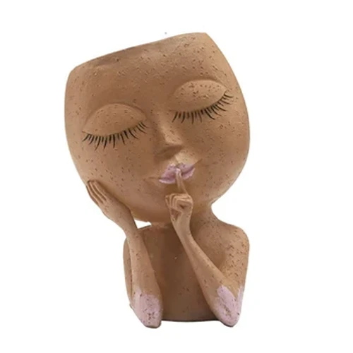 Zarif Yetiştiricilerinin Avrupa Tarzı Reçine Saksı 10.5*6.7 cm Bahçe Succulents Çiçekler Otlar Masaüstü Villa Balkon Avlu