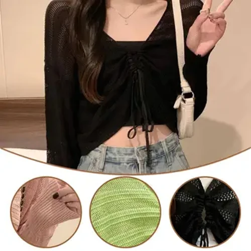 ʻO nā wahine pōkole ʻo Cardigan i ʻokiʻoki ʻia i mua o ka ʻaʻahu ʻaʻahu ʻokiʻoki i mua o ka ʻaʻahu ʻaʻahu lōʻihi lōʻihi ʻoluʻolu ʻoluʻolu ʻiʻo ʻiʻo ʻia nā wahine i waho K8R8