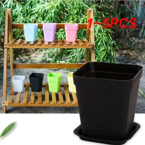 1 ~ 5PCS Saucer Funktionell Haltbar Attraktiv Zoufälleg Faarf Villsäiteg Assortéiert Faarf Planzbehälter Versatile Planter Mat Saucer
