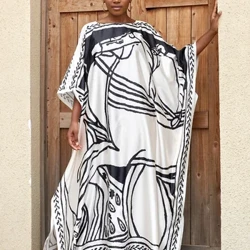 Robe longue décontractée pour femmes, grande taille, poches amples, manches courtes, fentes, grande taille, XL-5X