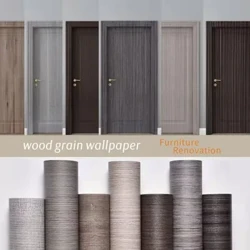 Chiều Rộng 30Cm Và Dày Hạt Gỗ Trang Trí Giấy Dán Tường Vinyl Tự Dính Chống Thấm Nước Dán Tường Đổi Mới Nội Thất