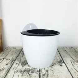 Hấp Thụ Treo Chậu Hoa Nhựa Hình Bầu Dục Tự Động Tưới Cây Hoa Cho Trong Nhà Ngoài Trời Ban Công Hàng Rào Treo Tường Dụng Cụ Bào