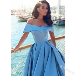 Pambabaeng Elegant Party Dresses Para sa Babae Long Prom Formal Gowns Off the Shoulder Wedding Plus Size Vestido