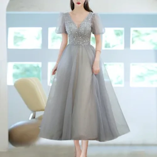 I-Temperament Evening Ball Igqoka I-Princess Formal Evening Ball Ingubo e-Sexy Long Party Birthday Ball Igqoka Izingubo zabesifazane I-Traf