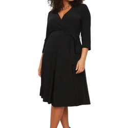 Trendyol Γυναικείο/Κορίτσια Απλό Midi Μακρύ Casual Slim Plus Size Φόρεμα