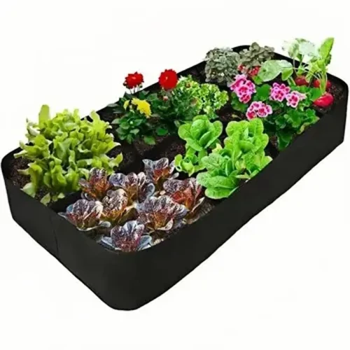 Hộp đựng chậu trồng cây có ngăn chia trong vườn