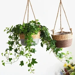 Vườn Treo Dụng Cụ Bào Macrame Vật Có Giỏ Chứa Đồ Dây Đay Dệt Trong Nhà Ngoài Trời Chậu Hoa Vật Có Móc Treo Trang Trí Nhà