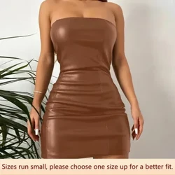 Bahorgi yozgi ayollar bir so'zli ko'krak qafasidagi bel sumkasi ozish ko'ylaklari ko'cha uslubidagi qisqa pu teri yengsiz moda yubka