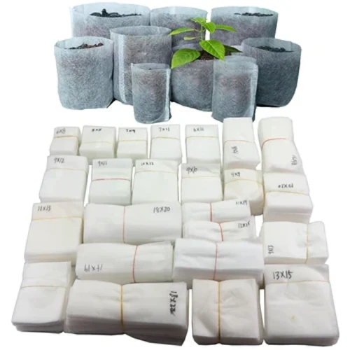 Vải không dệt có thể phân hủy sinh học Vườn ươm Cây trồng Túi Cây con Trồng chậu Trồng chậu Trồng vườn Thân thiện với môi trường Túi thông gió