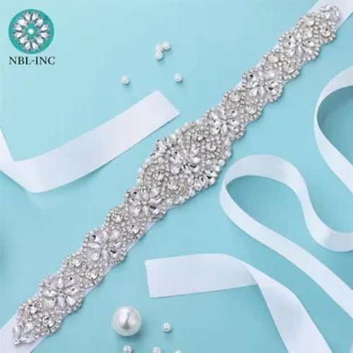 (1PC) Ibhande lomshado le-Rhinestones lebhande lomshado ledayimane elinebhande lomshado eliyikristalu lezesekeli zezingubo zomshado WDD1043