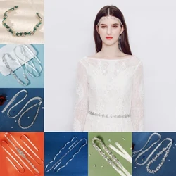 Baru Buatan Tangan Berlian Imitasi Bunga Sabuk Prom Gaun Pengantin Sabuk Strass Untuk Wanita Aksesoris Pengantin Sash Hadiah Pengiring Pengantin