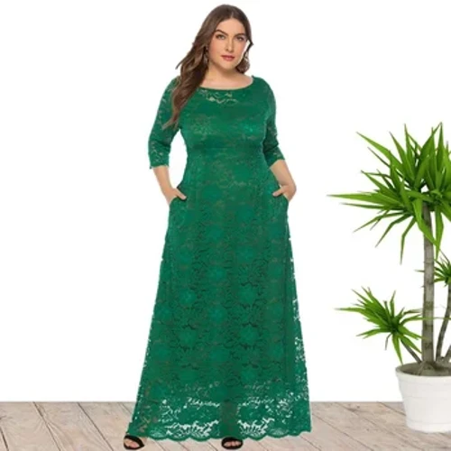 6XL Kualitas Tinggi Plus Ukuran Maxi Gaun Pengantin Pesta Malam Panjang Kanggo Wanita 2022