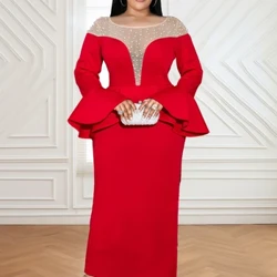 La'ei Fa'aopoopo Fafine Vaine Mumu La'ei Afiafi Afiafi La'ei Mesh Patchwork Va'ai I Beading Ruffles Sulu lima Gowns Aso Fanau Fa'aipoipoga