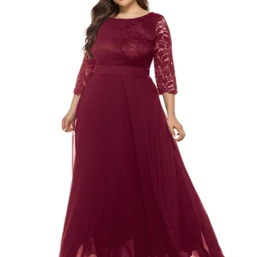 Plus Size Dự Tiệc Sang Trọng Tối Cưới Trang Phục Chính Thức Cho Nữ