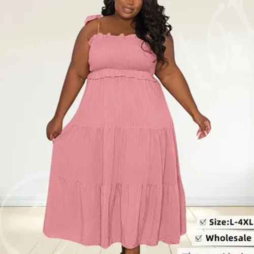 Rochii Wmstar Plus Size 4xl Dulci Femei Sexy Solid Bandage Slip Big Hem Maxi Dress Nou stil Vânzare caldă Dropshipping cu ridicata
