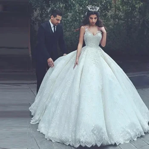 Bespoke Wedding Dress For Women 2024 Bride Long Luxury Evening Dresses Robe Suitable Request Weddding Brides Party Women's Prom