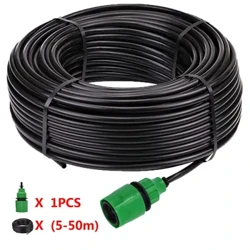 5-50m DIY 4/7mm PVC Gaart Bewässerung Gaart Schlauch Mikro Bewässerung Pipe Drip Bewässerung Kits mat justierbaren Drippers Punch Tool