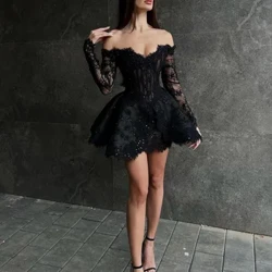 Cổ Điển Nữ Váy Dạ Hội Đính Hạt Appliques Ngắn Phong Cách Váy Dành Cho Đảng Phối Ren Thanh Lịch Và Bí Ẩn Cocktail Đồ Bầu