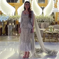 Şaron Said Bling çal süýtli arap agşam köýnegi, Lýuks ýelekli Dubaýda aýallar toý dabarasy SS279 üçin resmi köýnekler