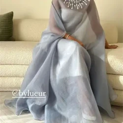 ʻO nā lima lima lōʻihi hou Saudi Arabia Nā lole hoʻolauleʻa o ka ʻāʻī o ka wāwae wāwae lōʻihi nā beadings ʻaʻahu ʻaʻahu ahiahi wahine.
