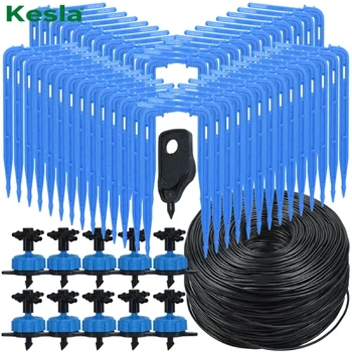 KESLA Treibhauseffekt Drëpsbewässerung 4-Wee 3/5 mm 2-Wee Drëps Pfeil Sender Gaart Automatesch Bewässerung System Potteplanz 10/20 Set