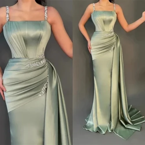 ชุดราตรีหรูหราสำหรับผู้หญิงชุดเพื่อนเจ้าสาว Robe Gowns พรรคอย่างเป็นทางการเหมาะสำหรับคำขอโอกาสใหม่ FBساتين للحفلات الراقصة