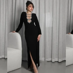გამოსაშვები კაბა Satin Beading Beach A-line O-Neck შეკვეთილი შემთხვევით კაბა Midi კაბები საუდის არაბეთი