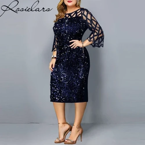 Sequin cain ynghyd â maint 4xl 5xl menywod midi gwisg rhywiol parti nos achlysurol rhywiol ffrogiau gŵn priodas moethus rouge vestidos