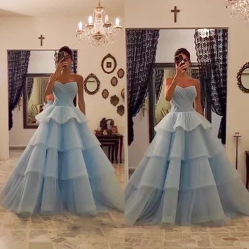Ретро душичка топка наметки/четка QuinceAnera фустани слоевит нето/Тул Официјална пригода Платье Вееронееше блцетщеее В.