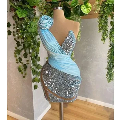 Gúna Tráthnóna Cocktail Róbaí Gúna Prom Gearr 2024 Fad glúine strapless Gúna Hoco Foirmiúil Bronnadh Gúna Cóisir na mBan Saincheaptha 15
