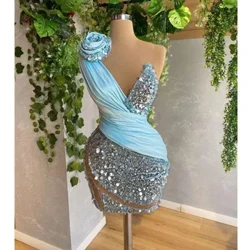 Robe Cocktail Owend Kleeder Kuerz Prom Kleed 2024 Strappless Knéi Längt Formell Hoco Kleed Ofschloss Frae Party Kleed Benotzerdefinéiert 15