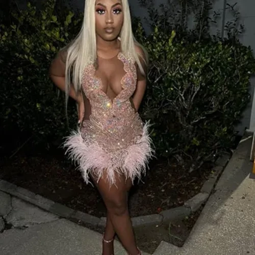 La'ei Fa'afeiloa'i Pu'upu'u piniki Sparkly mo tama'ita'i Fa'atomu Taulelei Feather Black Girl Ofu Aso Fanau vestidos de graduación
