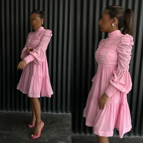 Nguo Rahisi za Kurudi Nyumbani kwa Collar A-line Iliyovuliwa Nguo Rasmi ya Chiffon فستان سهرة نسائي اعراس вечернее платье 2023