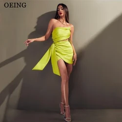 OEING Nguo Fupi za Sherehe Bega Moja Mini Mavazi ya Kuvutia Isiyo na Kuvutia ya Nyumbani Rahisi Mavazi Rasmi ya Tukio la Klabu Vestidos De