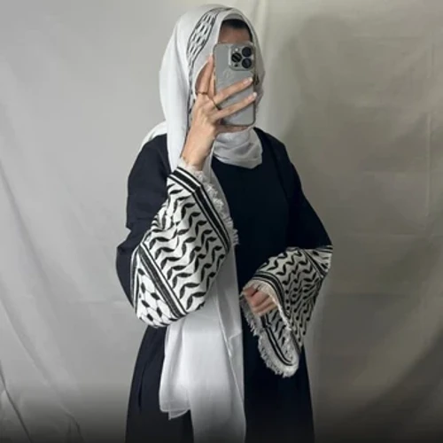 Dyluniad Newydd Ffasiwn Eid Mwslimaidd Merched yn Gwregysau Agored Kimono Abaya Gyda Poced Parti Brodwaith Chic Robe Moroco Kaftan Saudi Kebaya