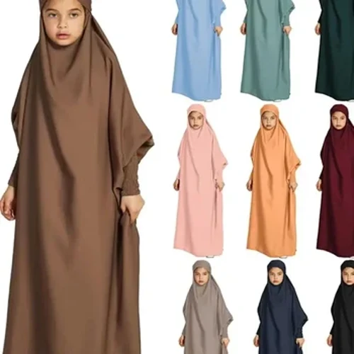 Ramadan Niqab Khimar Izingubo Zomkhuleko Zabesifazane Izingane Muslim Abaya Dubai Turkey Islam Igqoka Kebaya Kaftan Ingubo Femme Musulmane