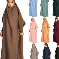 Ramadan Niqab Khimar Bønnetøj Til Kvinder Børn Muslim Abaya Dubai Tyrkiet Islam Kjole Kebaya Kaftan Robe Femme Musulmane