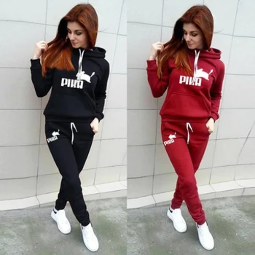 Mùa Thu Đông Áo Khoác Hai Mảnh Phù Hợp Với Áo Nữ Quá Khổ Áo Chui Đầu Quần Tây Dài Quần Thể Thao Nữ 2022
