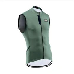 Men Cycling Windbreaker Vest na may Back Pocket 2021 Bagong High Visibility Reflective Windproof Cycling Men