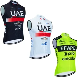 Täze 2024 BAE welosiped sürmek Jersi flor ýaşyl şemaly döwýän erkekler welosiped Vest Maillot EFAPEL topary Ropa Çiklismo Jersi futbolka eşigi