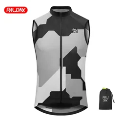 2023 Raudax tanaí agus éadrom rothaíochta sleeveless geansaí rothaíochta gaoithe rothaíocht rothar rothar rothar geansaí éadaí rothaíochta gaoithe
