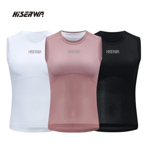 I-Women's Cycling Vest Mesh Ephefumulayo Esheshayo Eyomile Yokuhamba Ngebhayisikili Izendlalelo Zangaphandle Zezemidlalo Ibhayisikili Lezingubo Zangaphansi Ezingenamikhono Ezingenamikhono Zomgwaqo Ibh